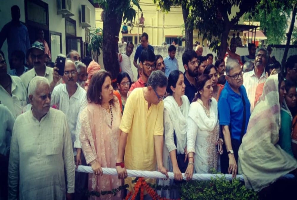 Swami satyamitranand giri Bhu samadhi cm yogi and rajnath singh present in haridwar