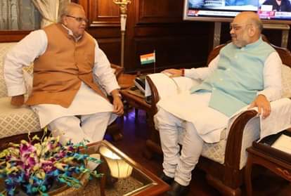 अमित शाह और सत्यपाल मलिक (फाइल फोटो)