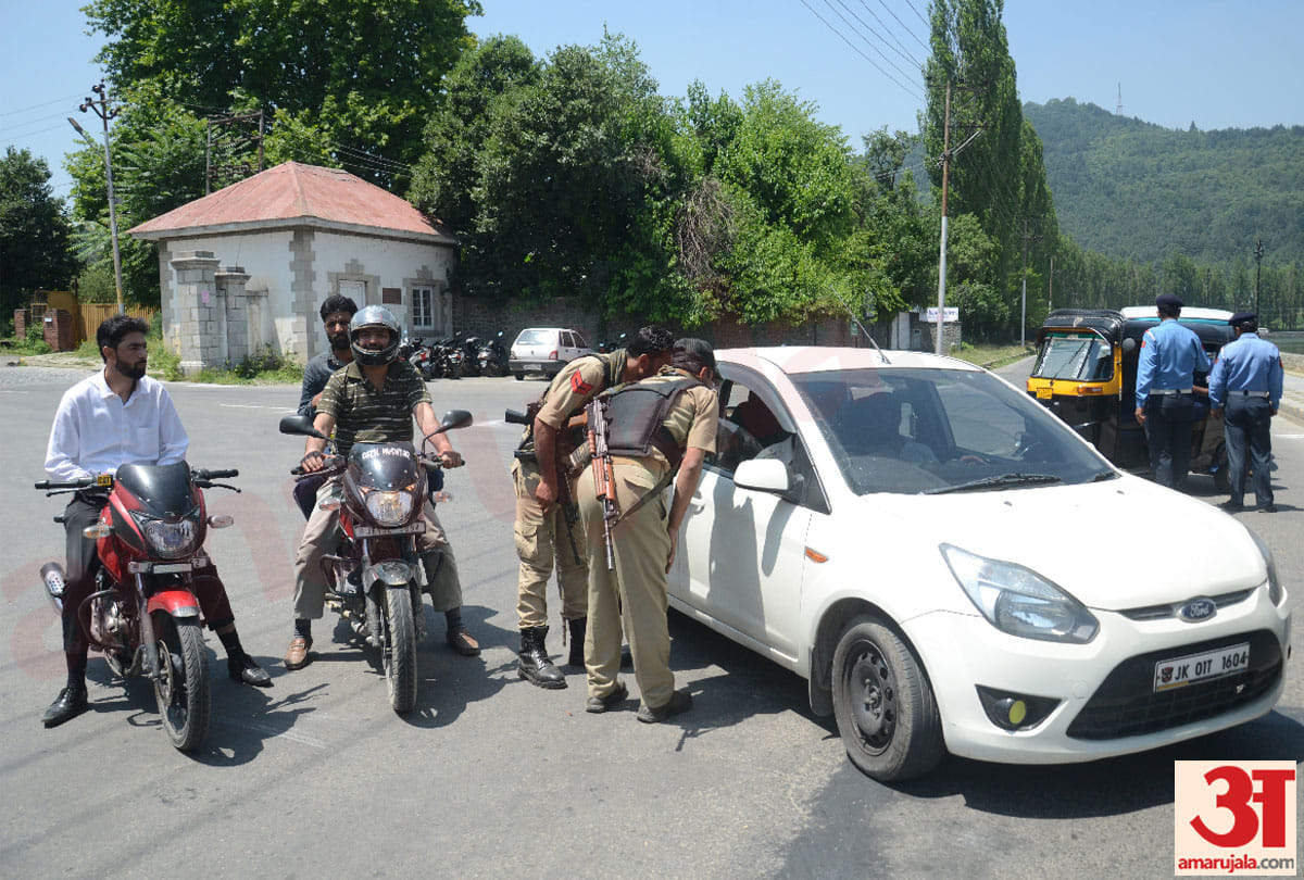 security increased at dal lake srinagar jammu kashmir, home minister amit shah
