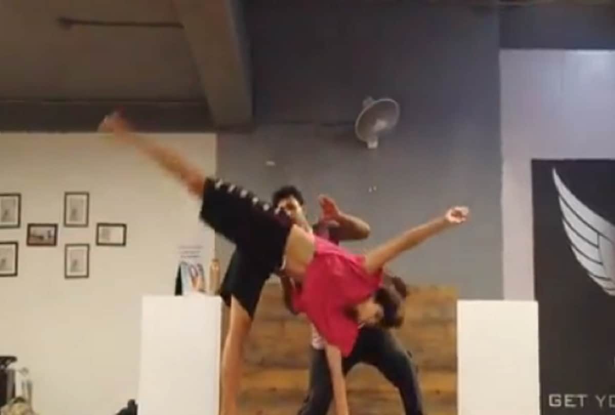 White Shooting Malang film Disha Patani shared stunt video Kunal Khemu praises