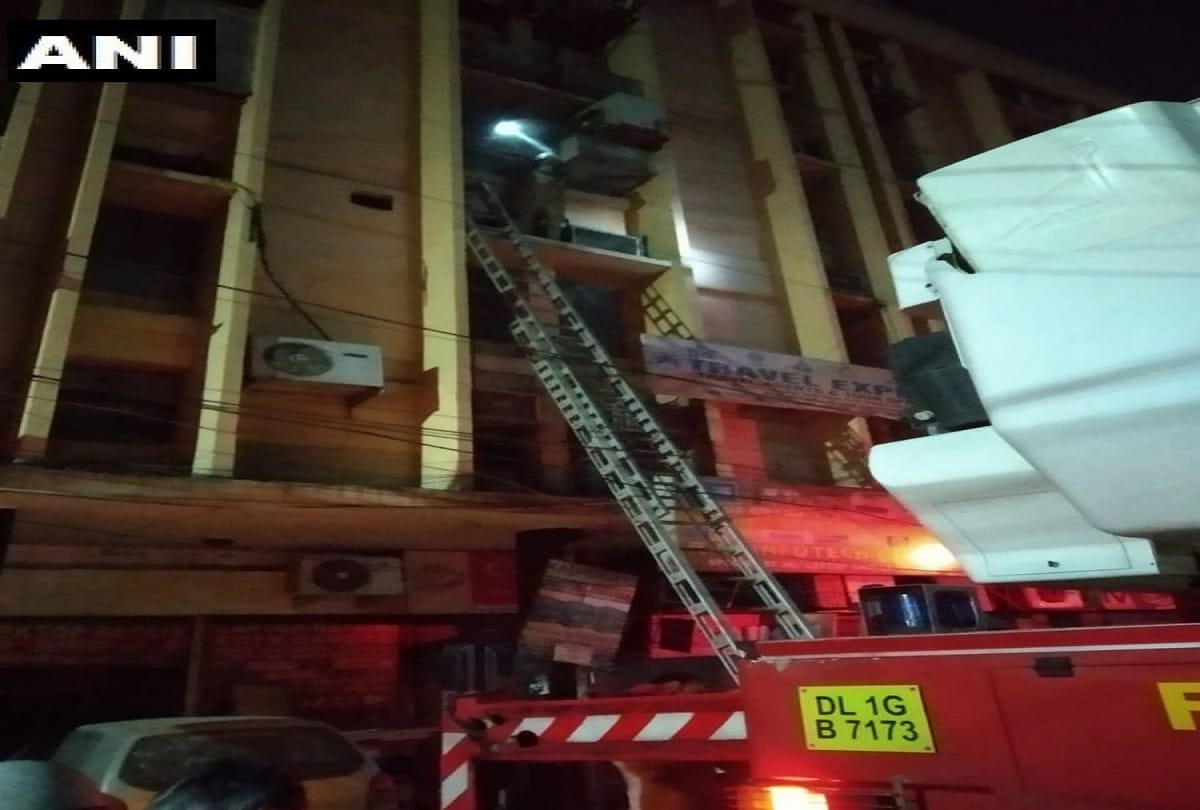 Delhi: Fire broke out at a building on Shanker road in Ranjeet Nagar