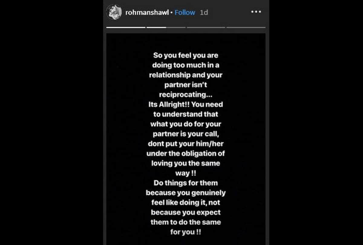 Sushmita Sen breakup with her boyfriend Rohman Shawl post some insta story