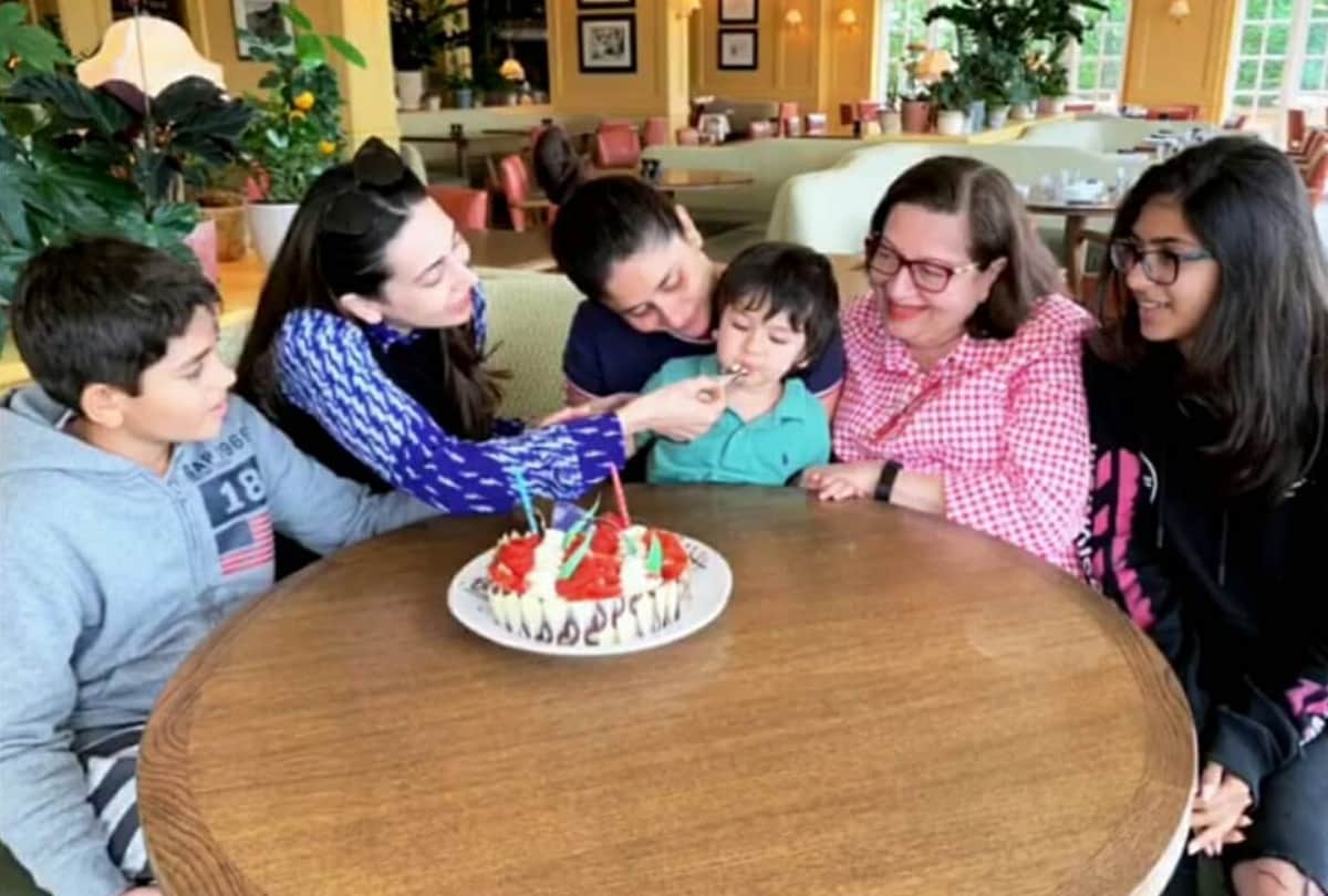 karishma kapoor celebrates birthday with taimur ali khan