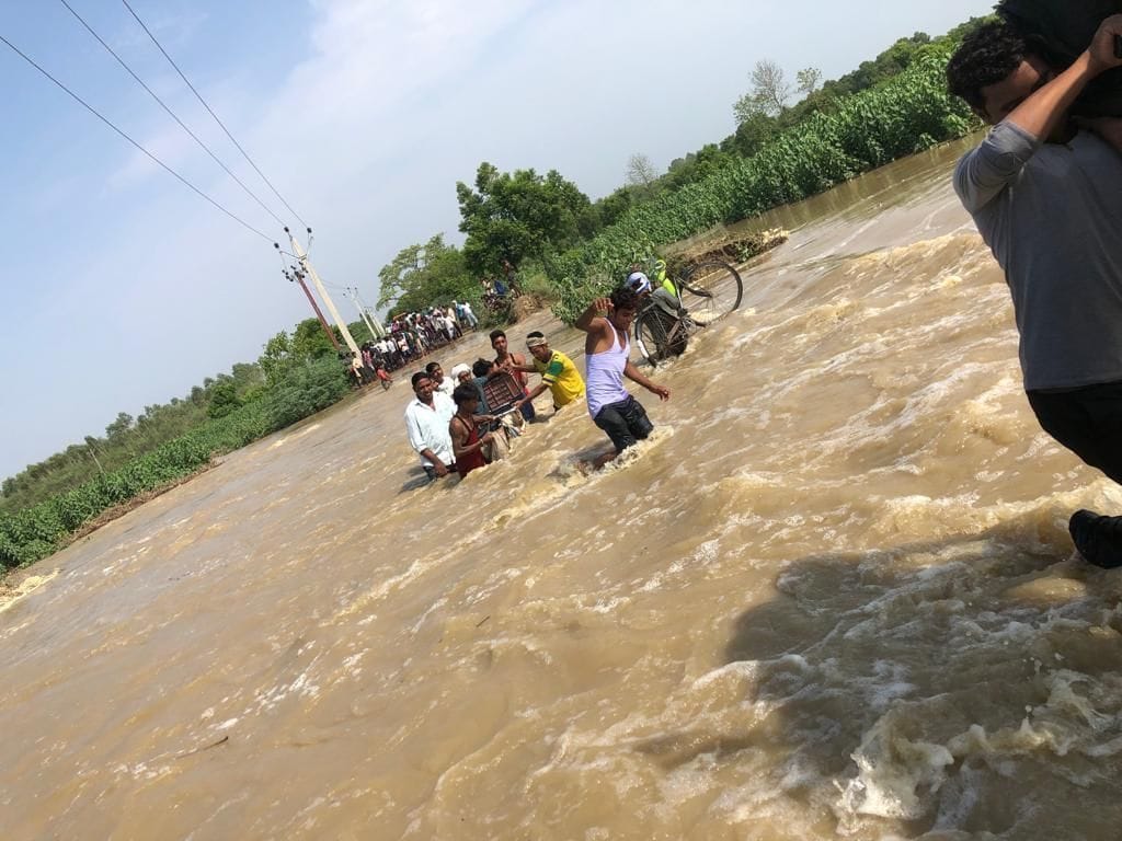 Rain drnage system is colapesed