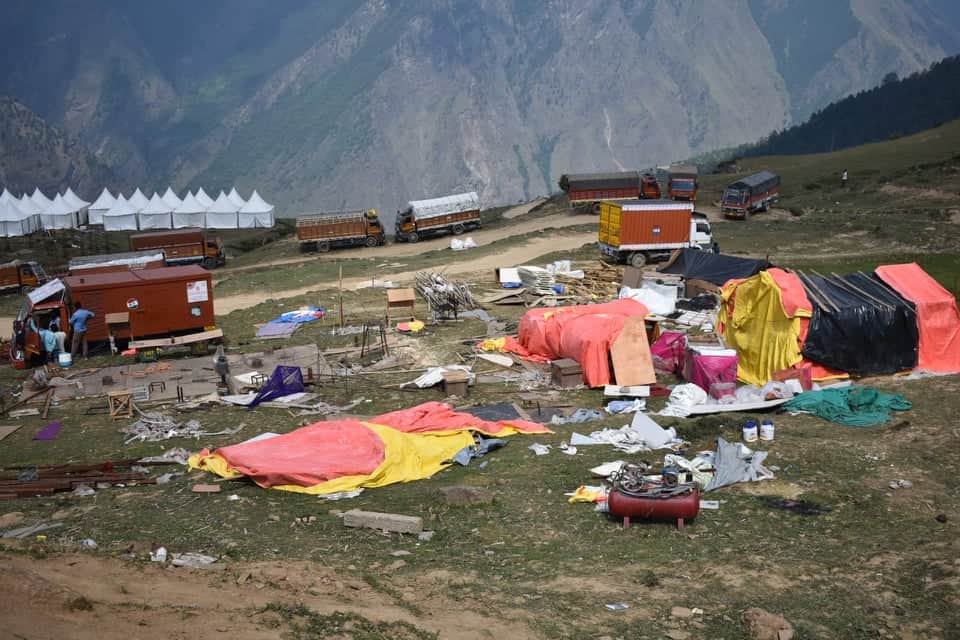 Royal wedding Auli bad condition due to garbage sewer and open toilet