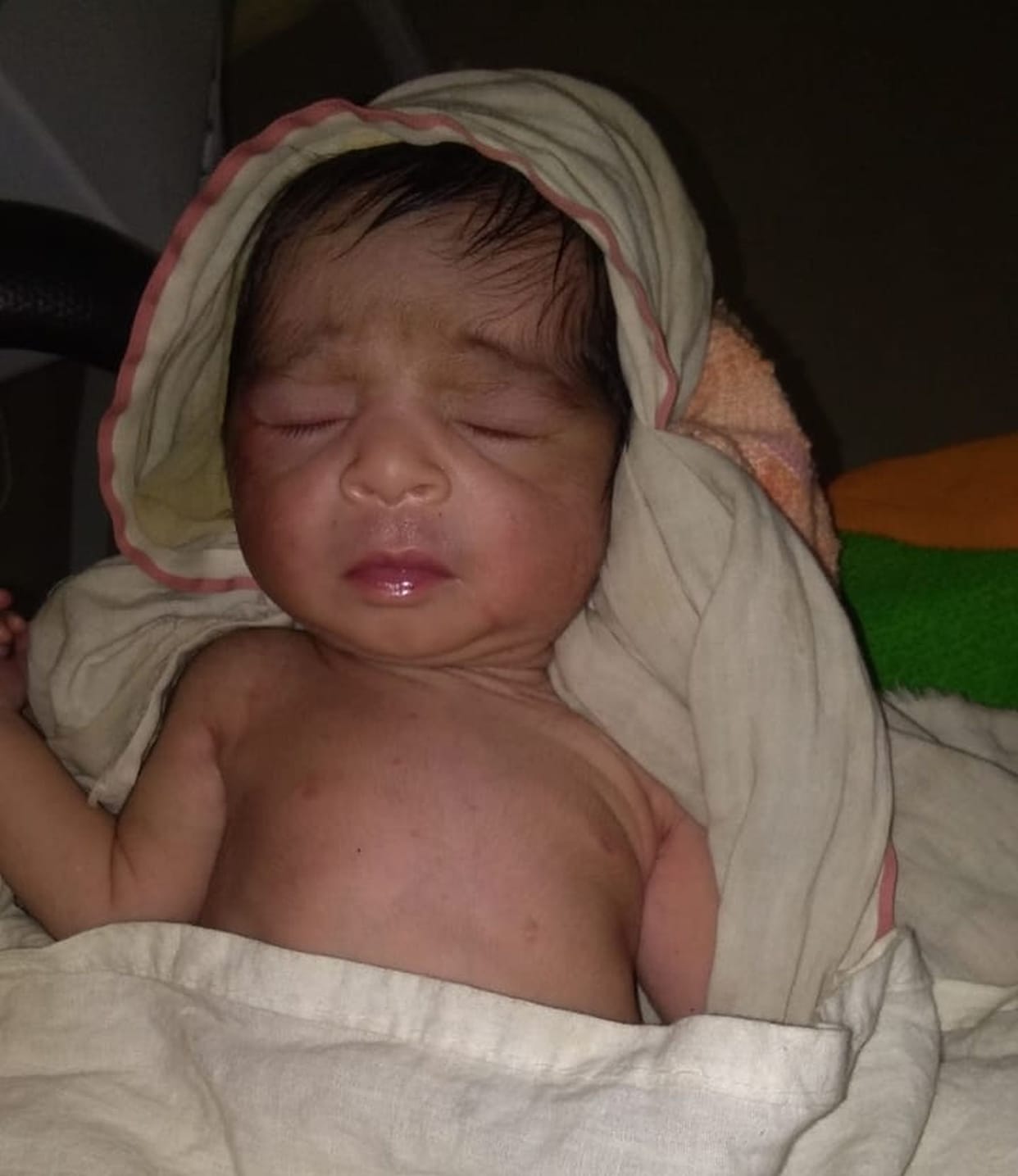 found newly born baby