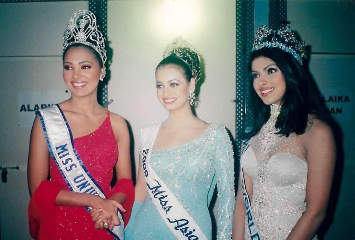 Lara Dutta share a Picture with dia mirza and priyanka chopra