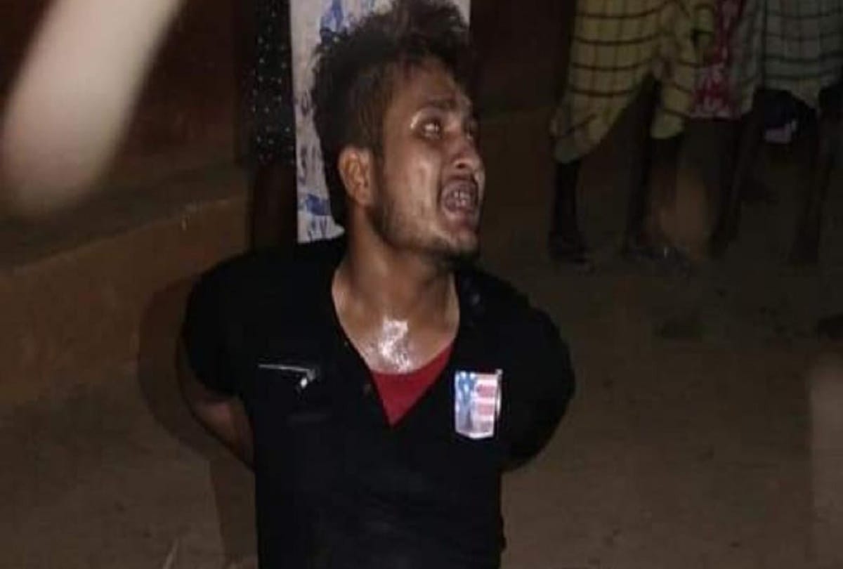 Rahul on twitter brutal lynching of this young man by a mob in Jharkhand is a blot on humanity