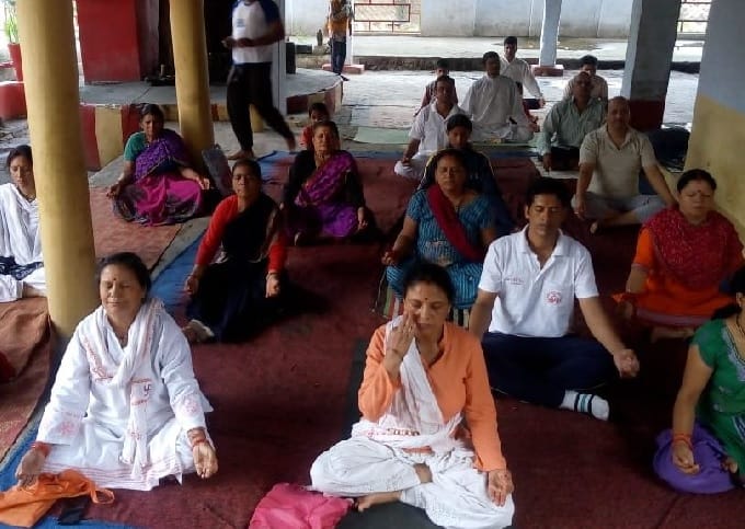Yogacharyas who came from Patanjali taught yoga