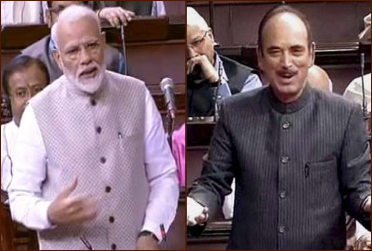 PM Modi attacks on Congress by Ghalib shayri, said to Ghulam nabi Azad to come to Gujarat