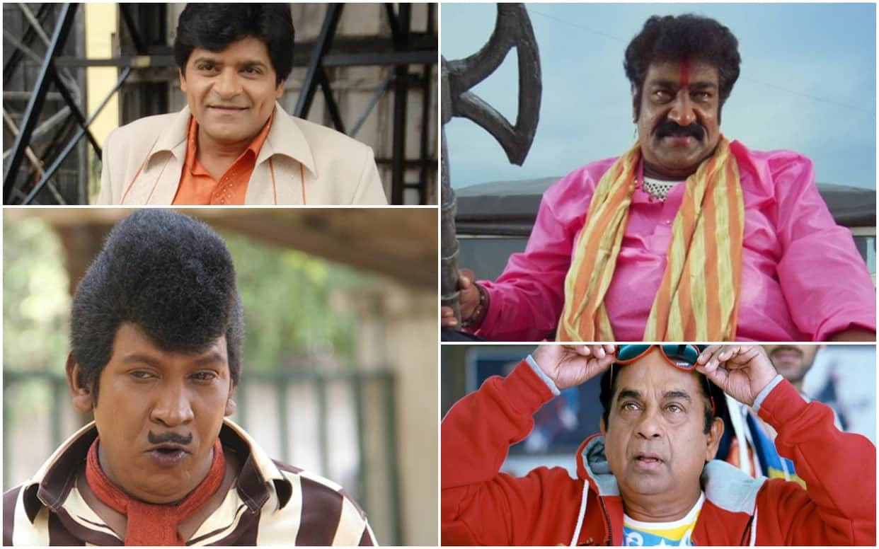Top 5 famous comedian of south films like brahmanandam and Ali