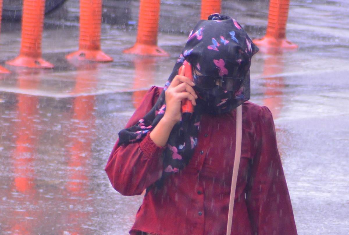first rain of mansoon in lucknow