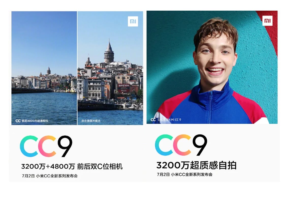 Xiaomi Mi CC9 confirm to be Sport 48-Megapixel Rear, 32-Megapixel Selfie Sensors, details here
