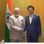 शिंजो आबे और पीएम मोदी।