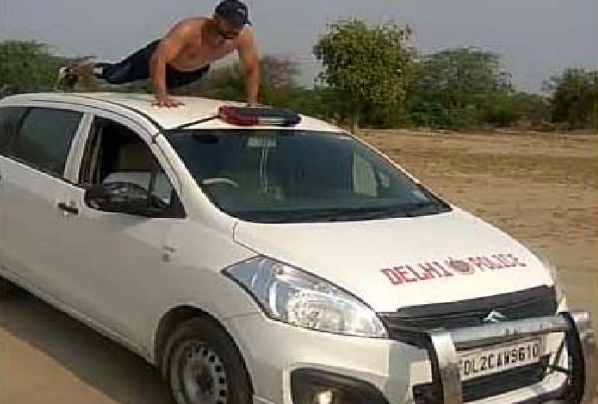 Youth Video Stunt on Police SUV Viral, Notice to Vehicle Owner
