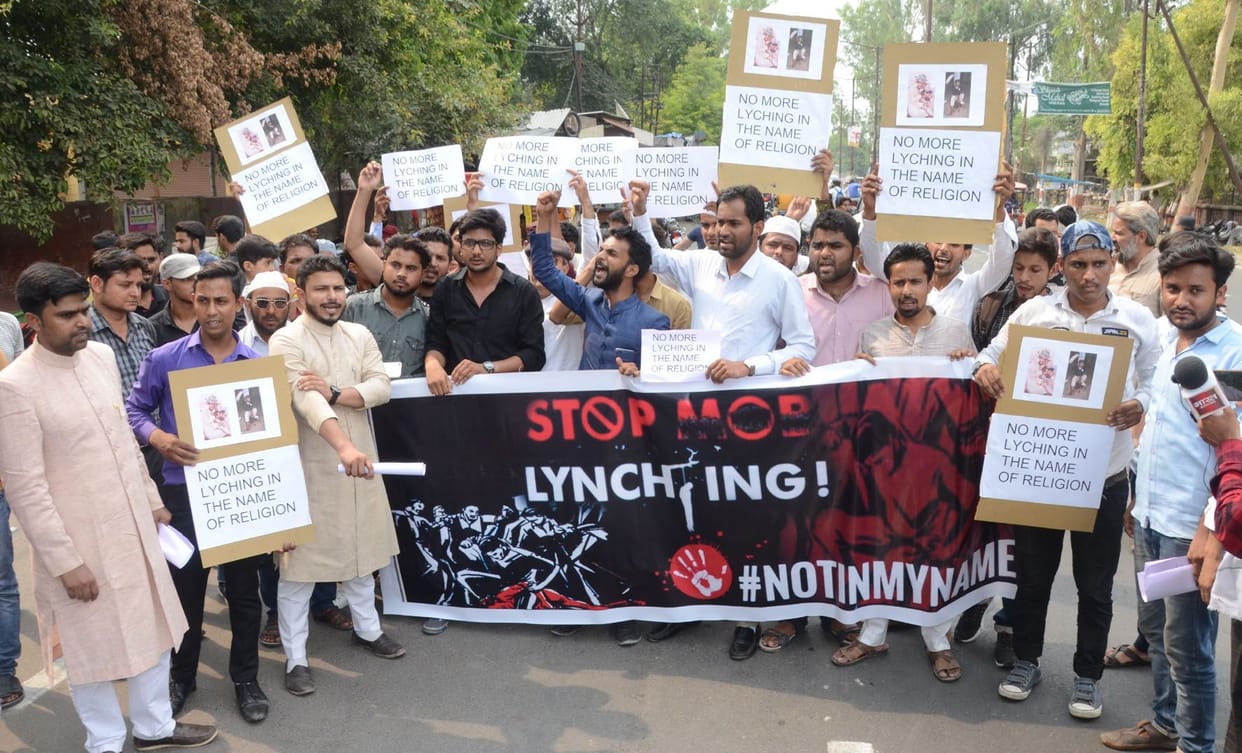 protest against mob lynching