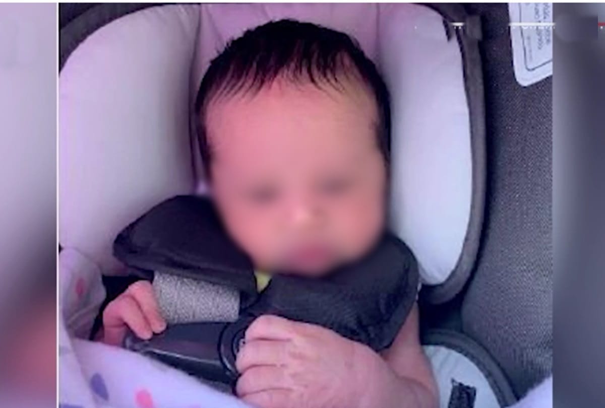 Georgia police release footage of finding a newborn in a plastic bag