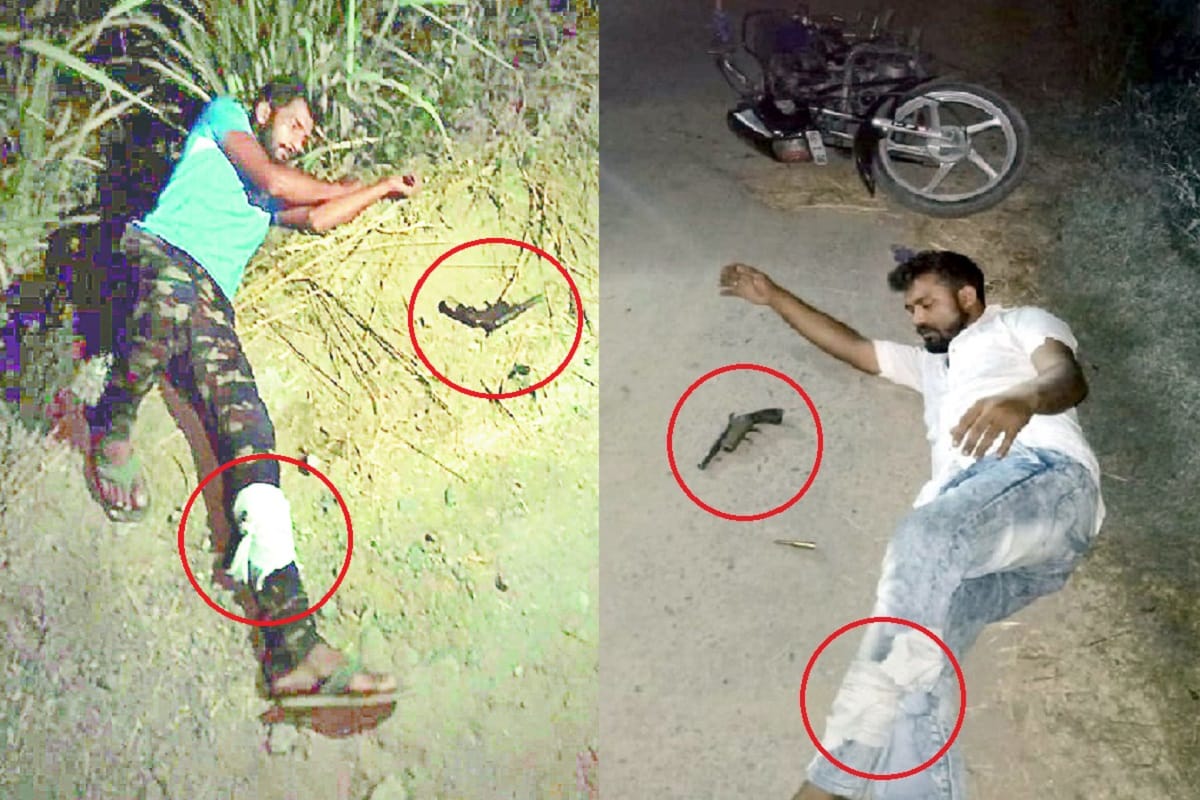 Three encounter in Shamli district and five crooks injured in shot by police