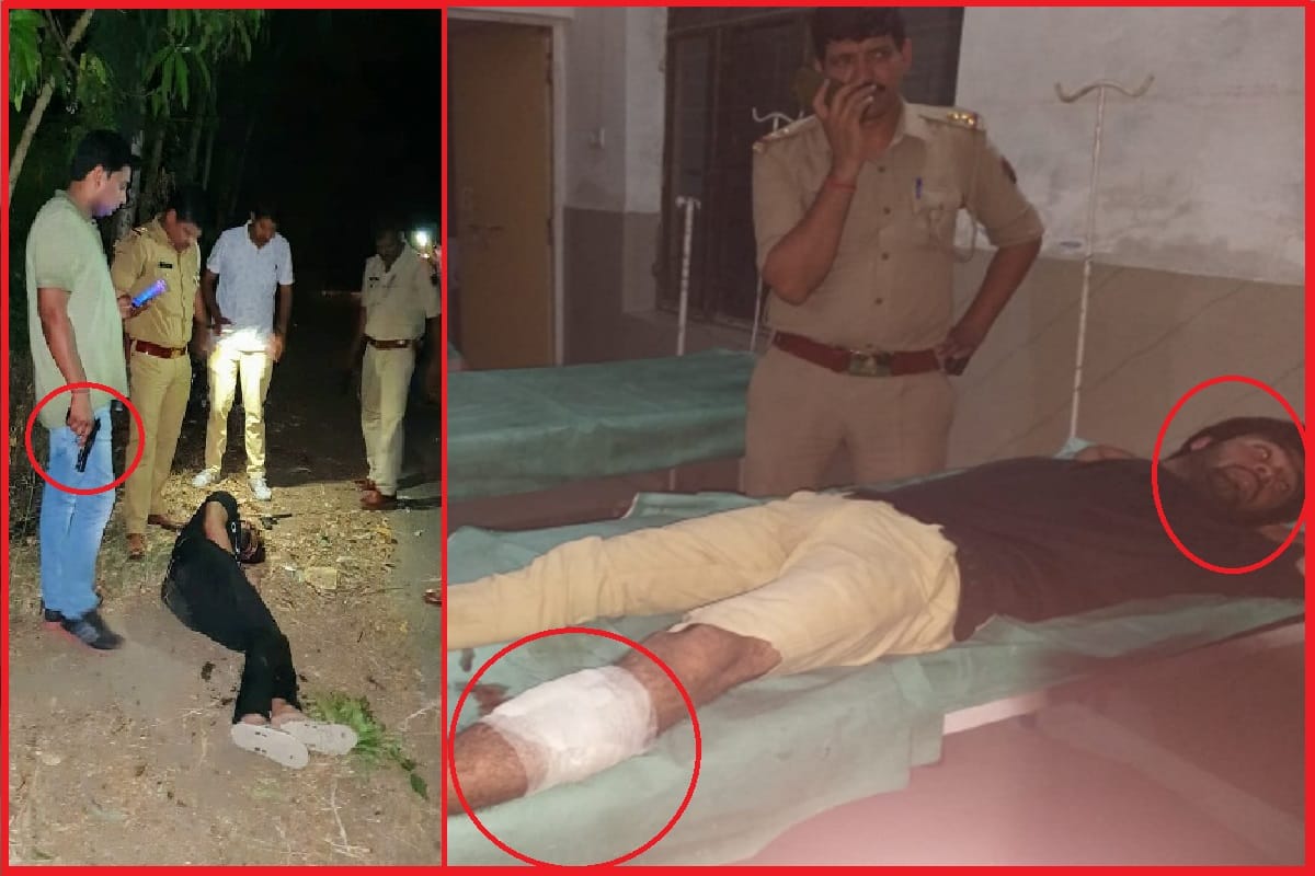 UP Police arrsted of four badmash and many accused injured in police encounter