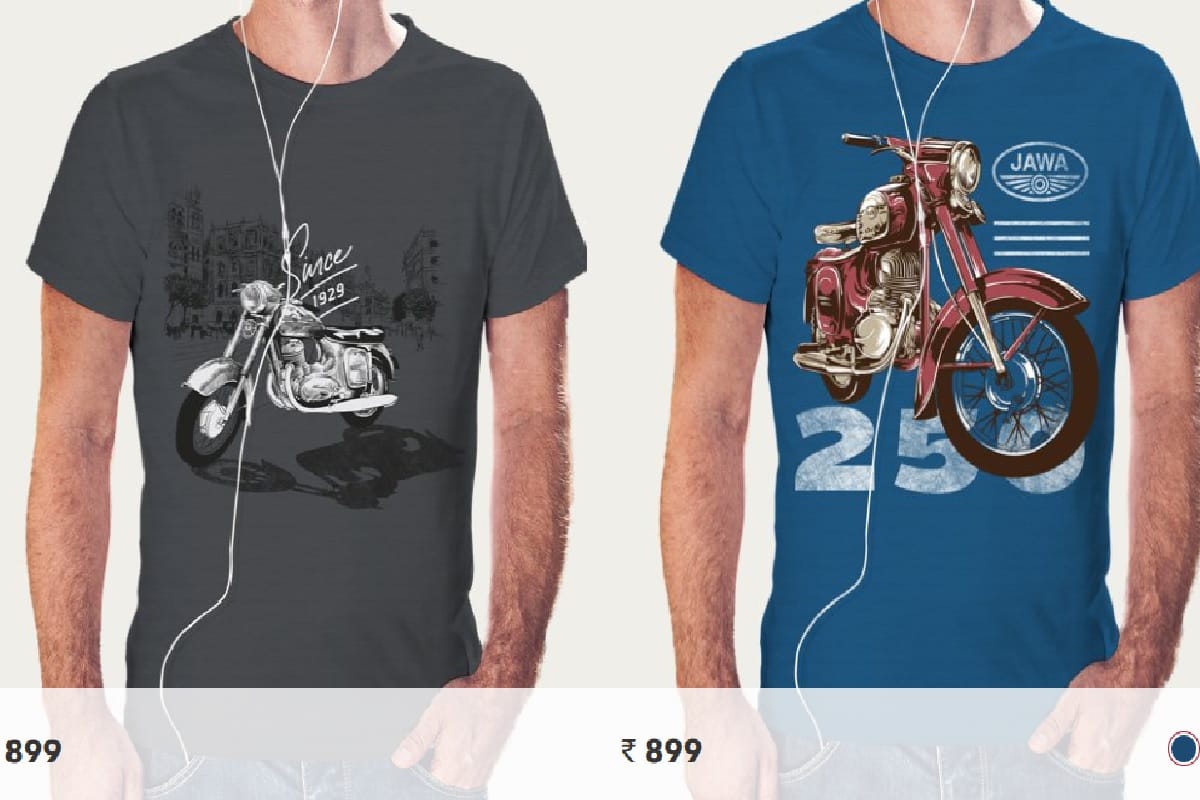 jawa motorcycles launched jawa accessories including helmets, jawa riding gear jackets and t-shirts