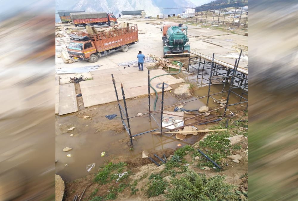 Royal wedding Auli bad condition due to garbage sewer and open toilet