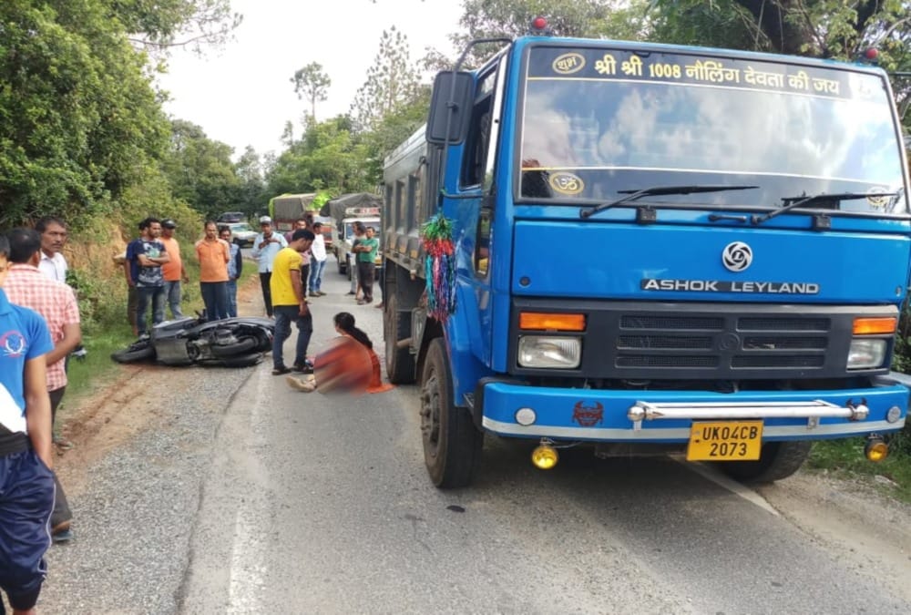 Four Car Collision in nainital after break fail 