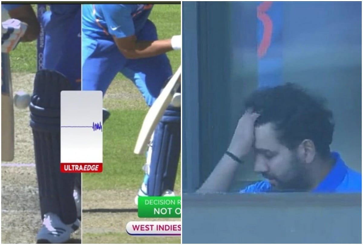 World Cup 2019: Rohit Sharma given out by third umpire , Ritika Sajdeh and social media reactions