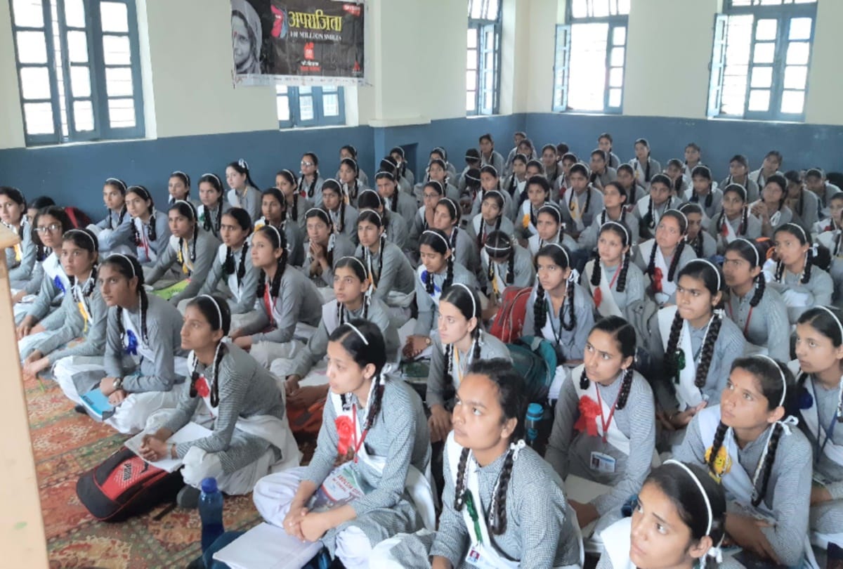 Aparajita 100 Million Smiles programme held in rajgarh sirmour