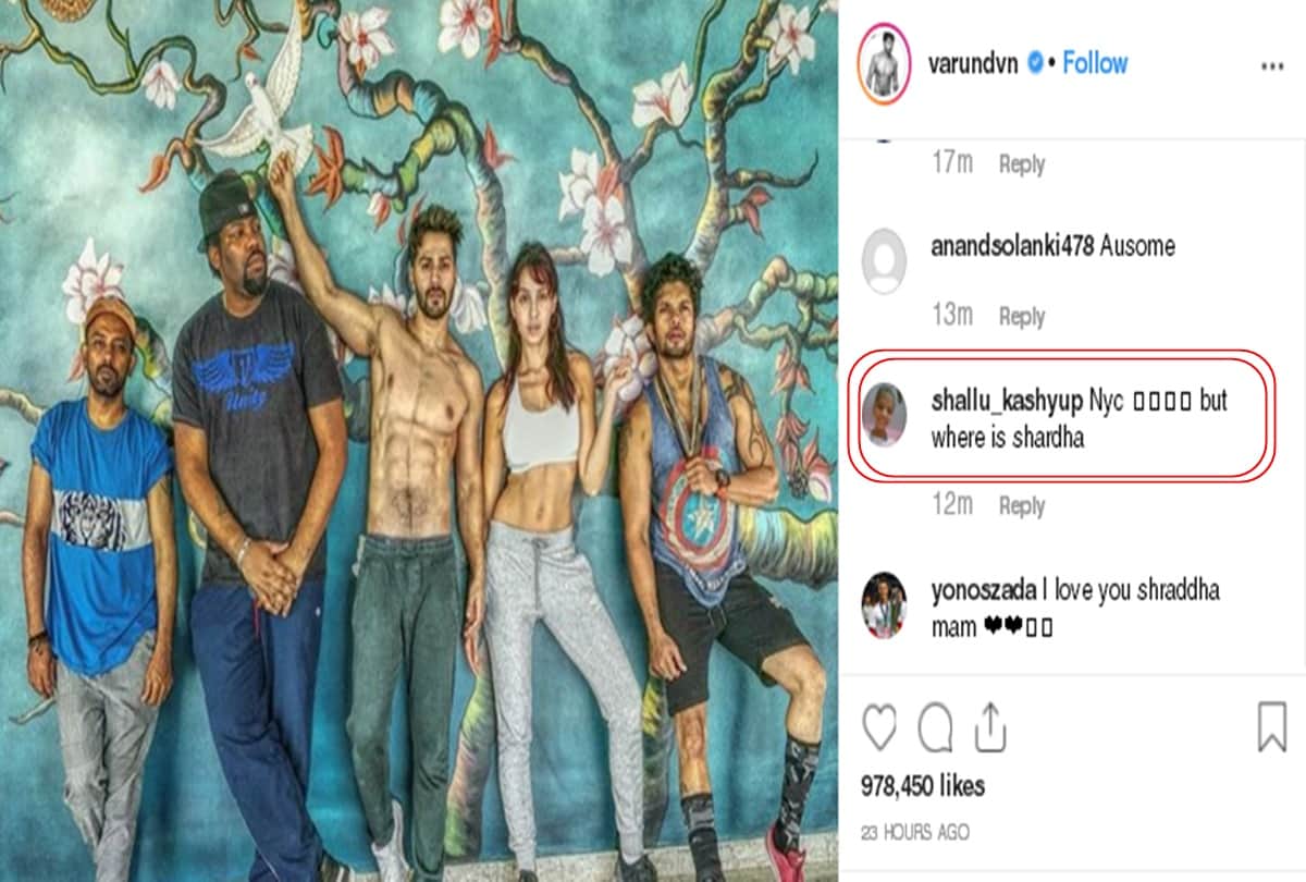 Varun Dhawan and Nora Fatehi shares their Abs picture from their upcoming Movie Set