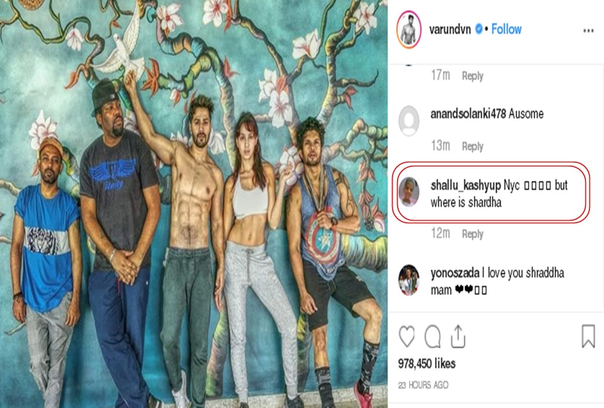 Varun Dhawan and Nora Fatehi shares their Abs picture from their upcoming Movie Set