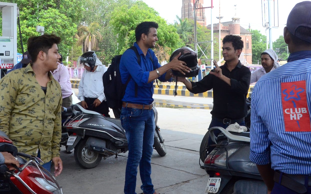 12 hundred invoice for non-helmets