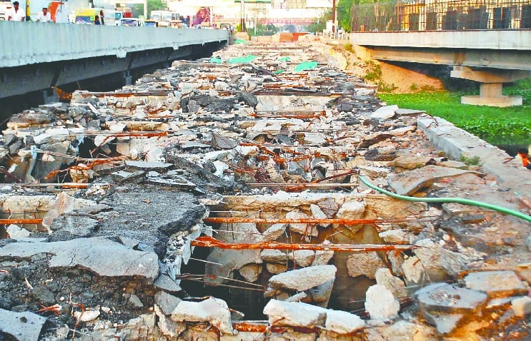 Over bridge will built on Hindon river Ghaziabad