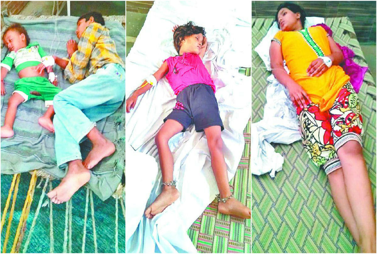 two hundred people got sick by drinking contaminated water in mathura