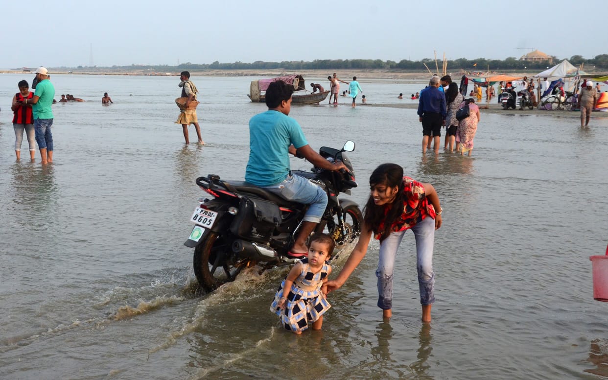 Ganga water level rise, Khasaka Sangam noose