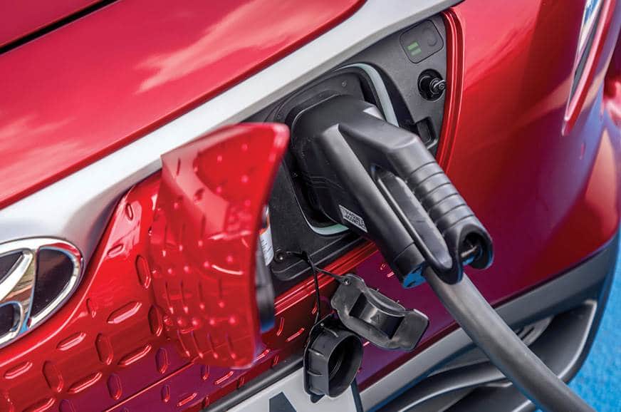 Hyundai motors launch vehicle to vehicle charging and portable charging in Hyundai Kona electric SUV