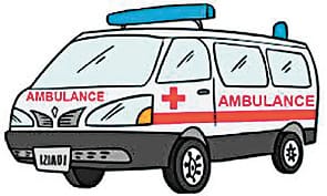 ambulance was in jaam