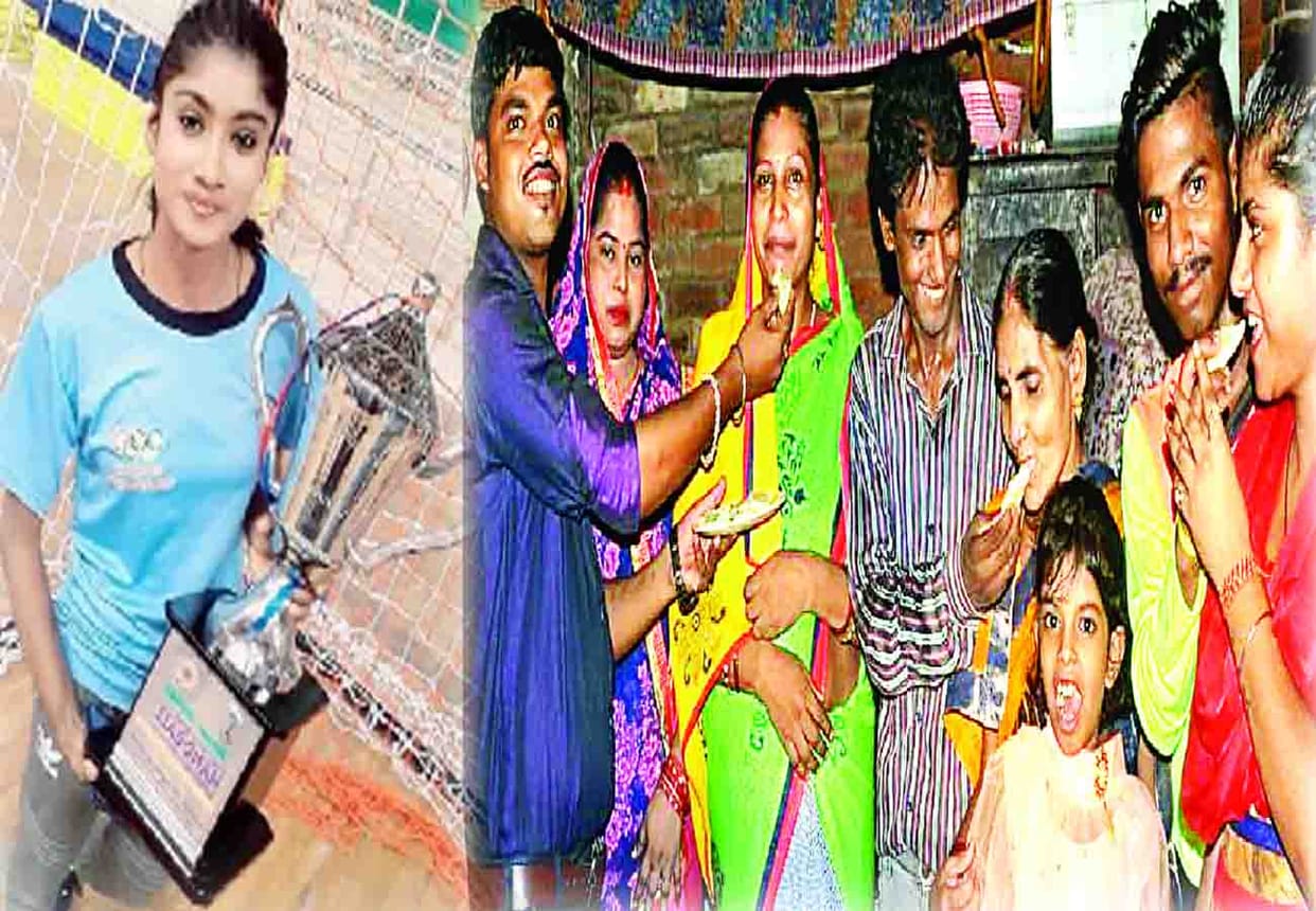 Tailor daughter selected in the Indian handball team