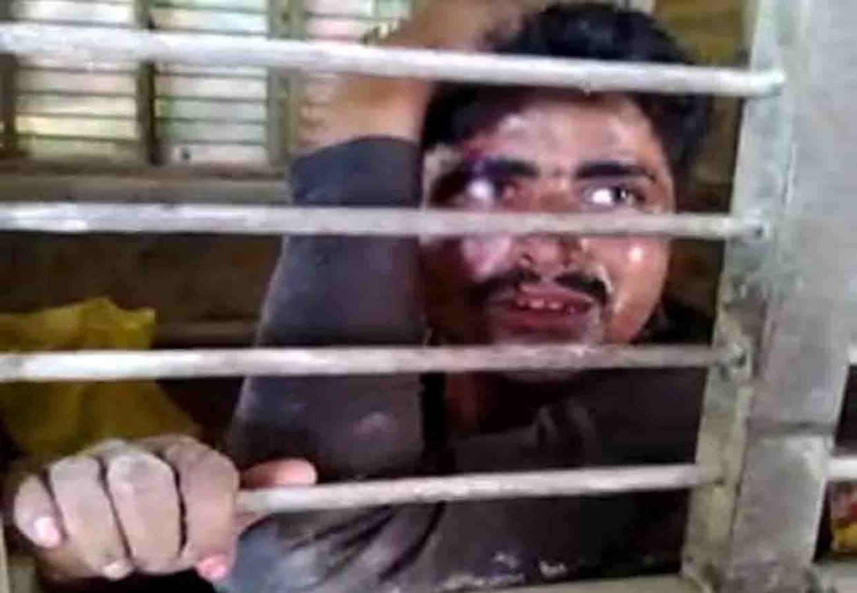 Worker was beaten badly in the factory in kannauj