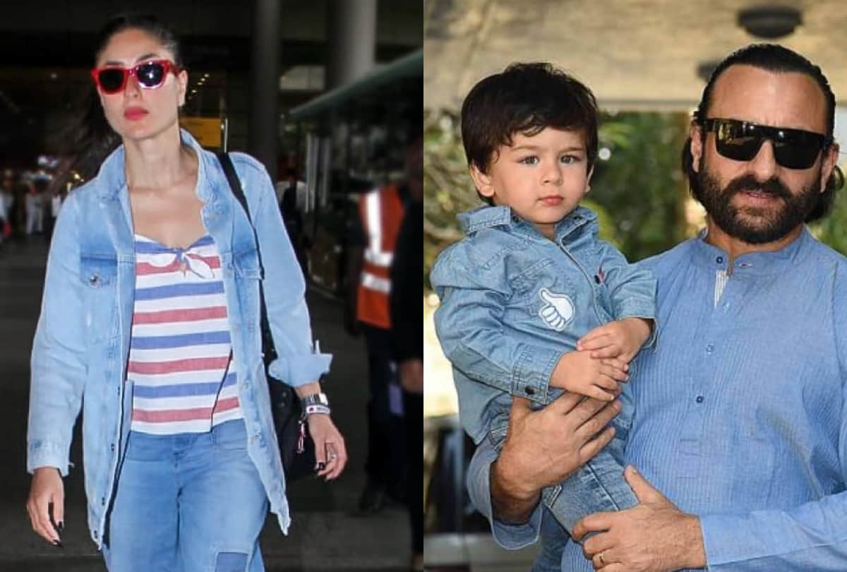 Kareena Kapoor Khan spotted at mumbai airport  without hubby saif and son taimur