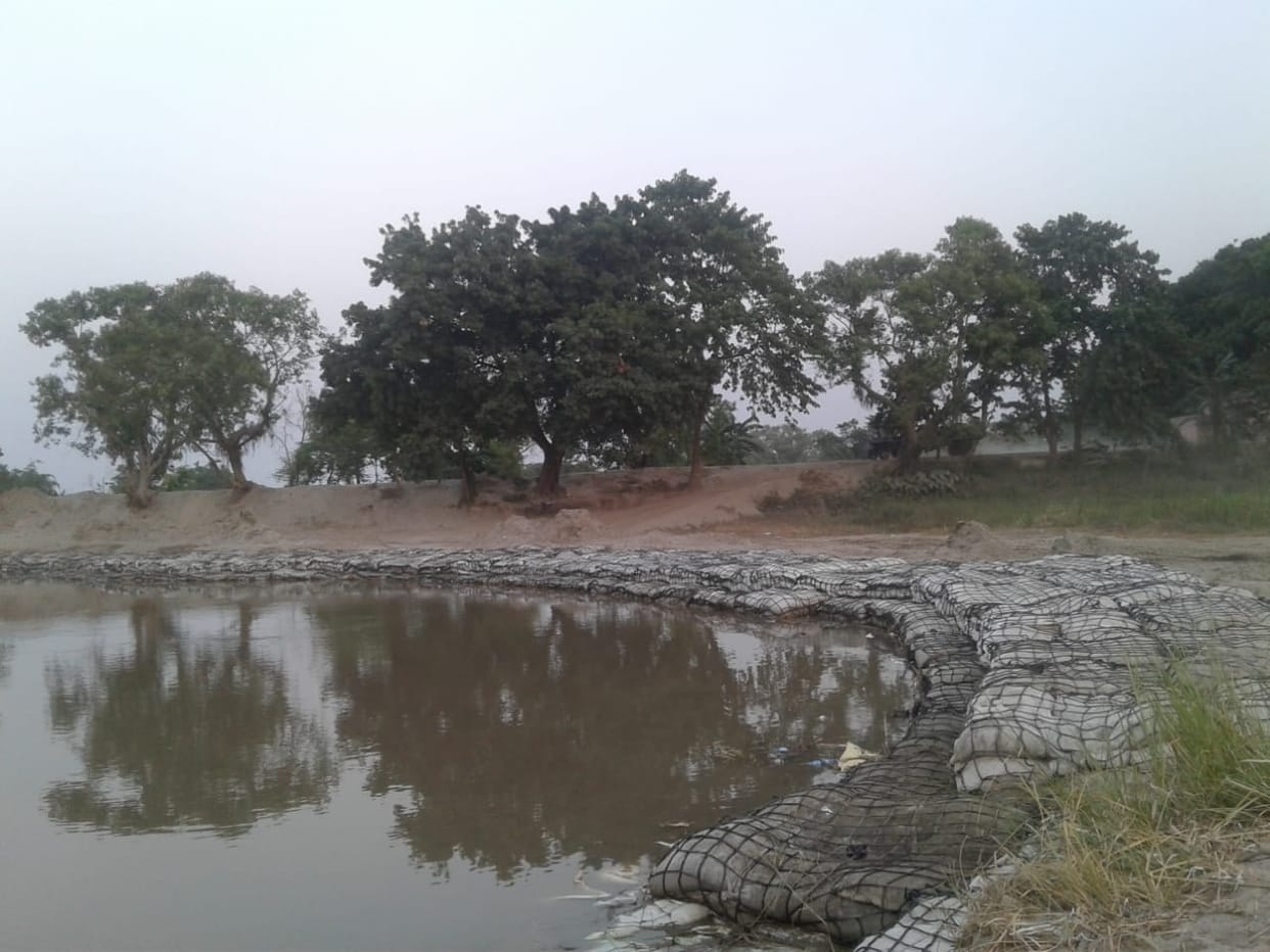 Danger on the Gangetic Village from Katak of Gandak River