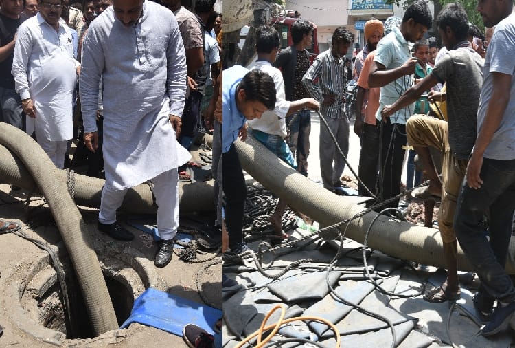 A Man died in Ludhiana when he cleaning sewage line