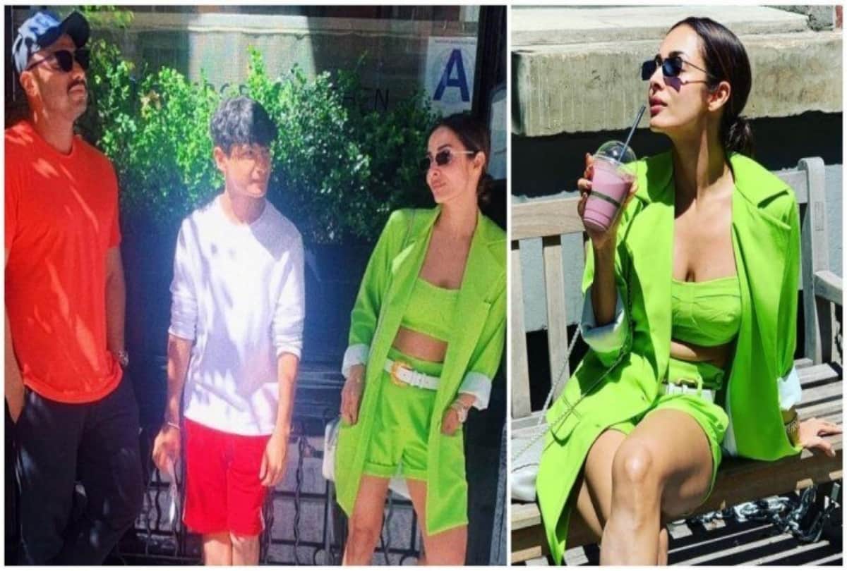 Malaika Arora new picture from Newyork Arjun Kapoor asking for photo credit