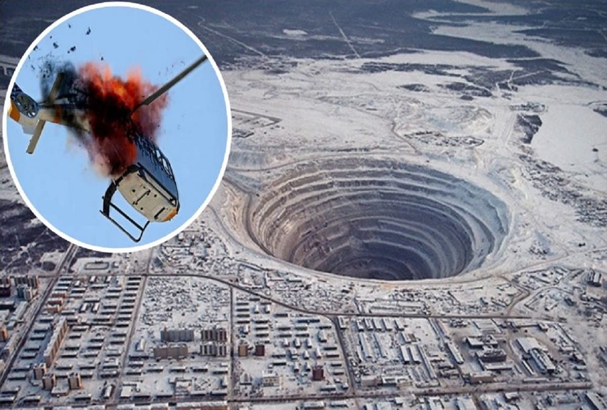Russian Diamond Mine is one of the biggest human made holes on the planet