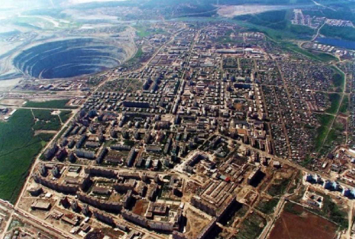 Russian Diamond Mine is one of the biggest human made holes on the planet