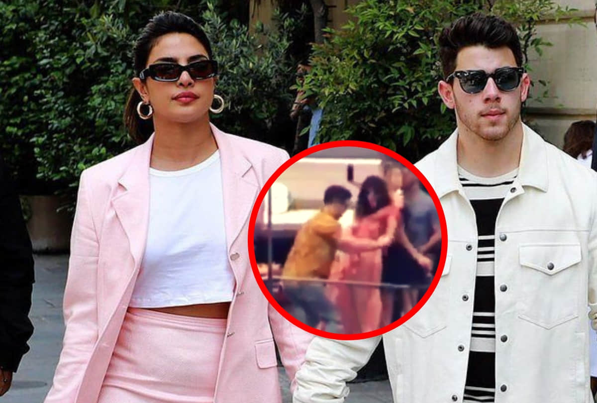 Nick Jonas saves wife Priyanka Chopra from tripping over the yacht at paris