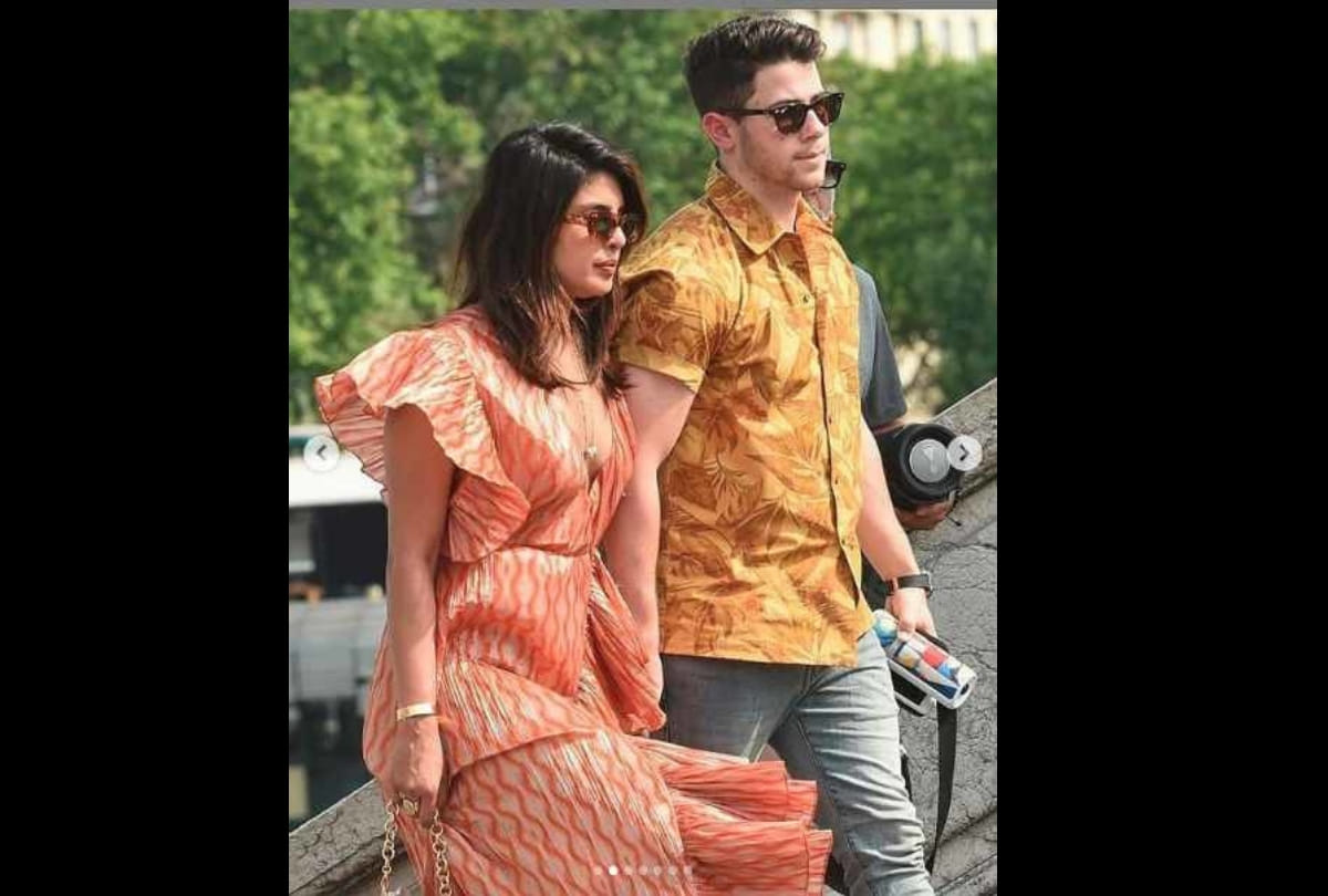 Nick Jonas saves wife Priyanka Chopra from tripping over the yacht at paris