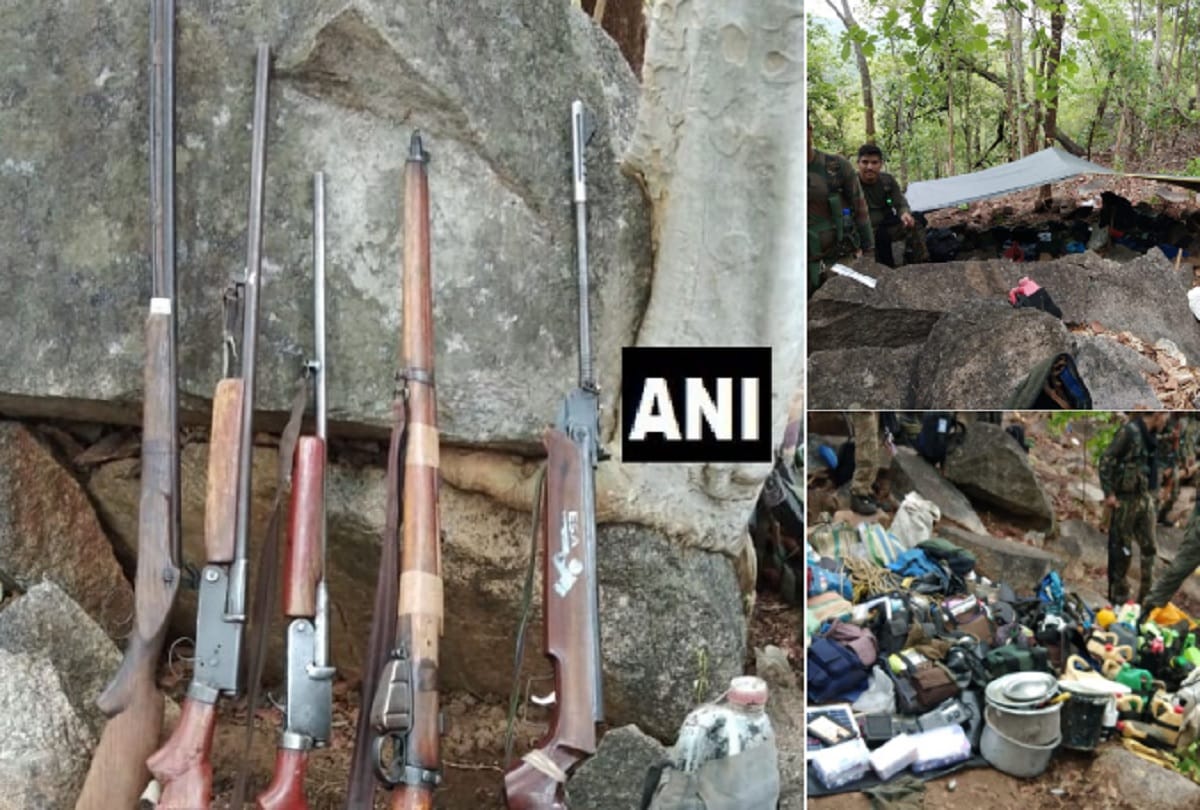 Security forces recovered Arms and ammunition in encounter with naxals in Rajnandgaon
