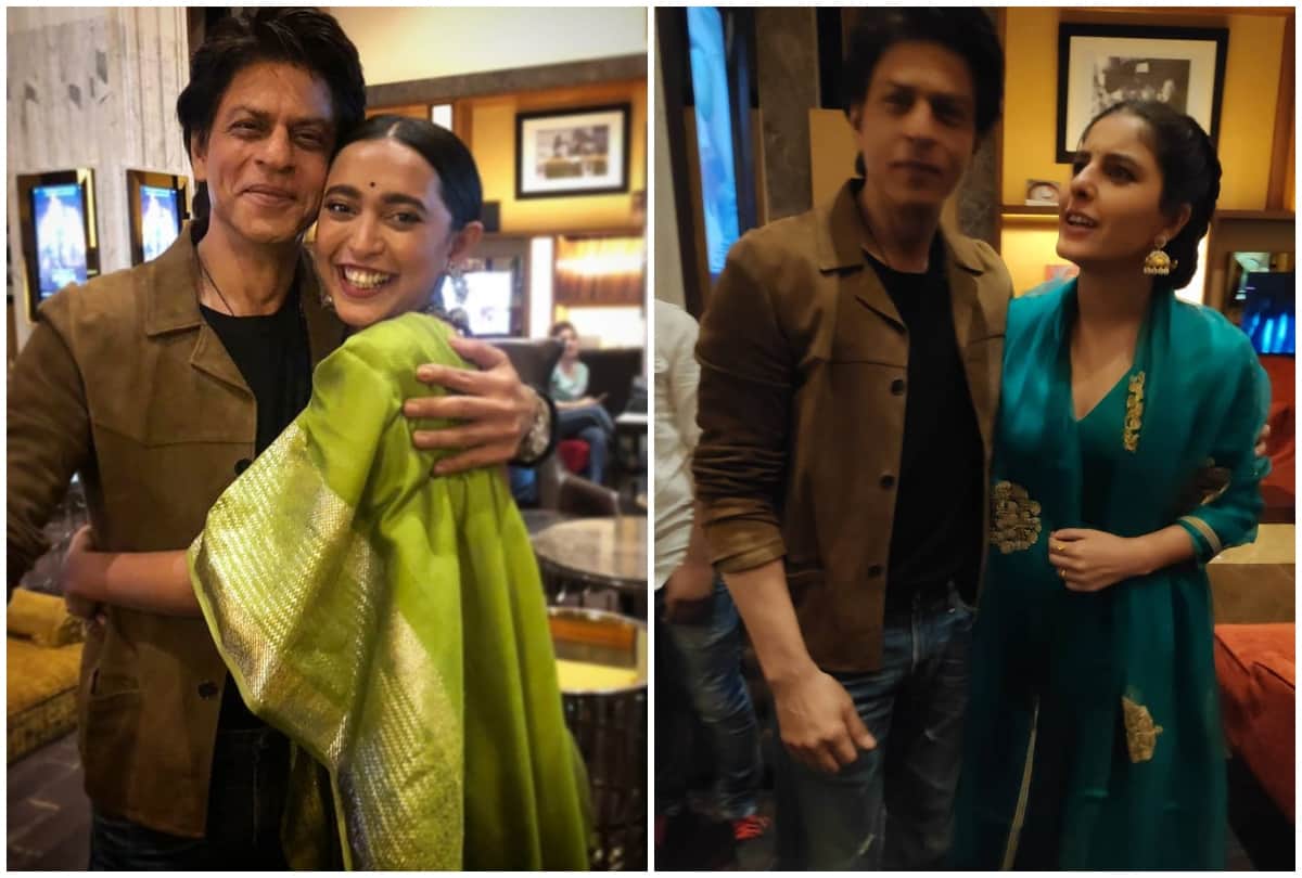 article 15 actresses sayani gupta and isha talwar meets shah rukh khan