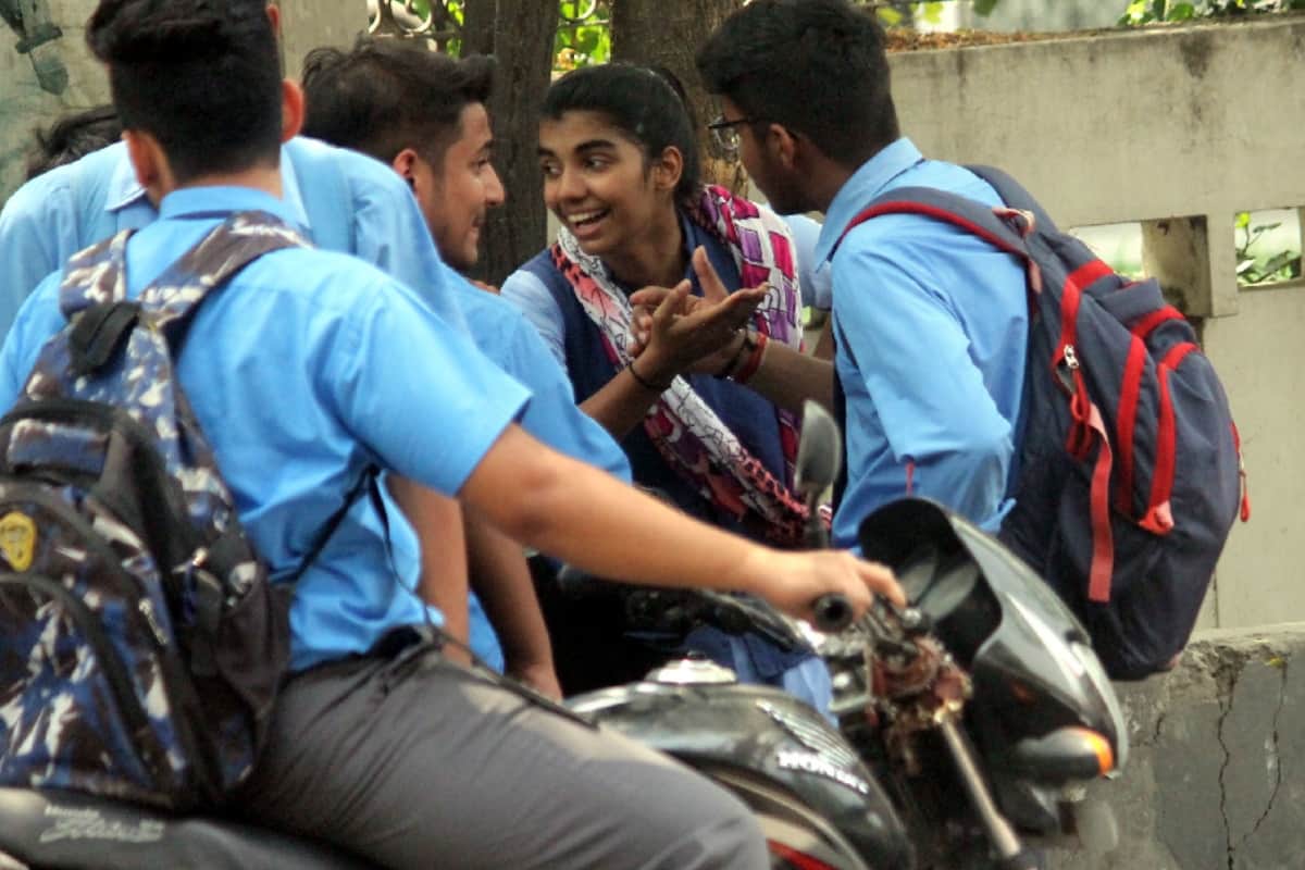 Meerut Students had fun a lot on the first day in school after summer vacation