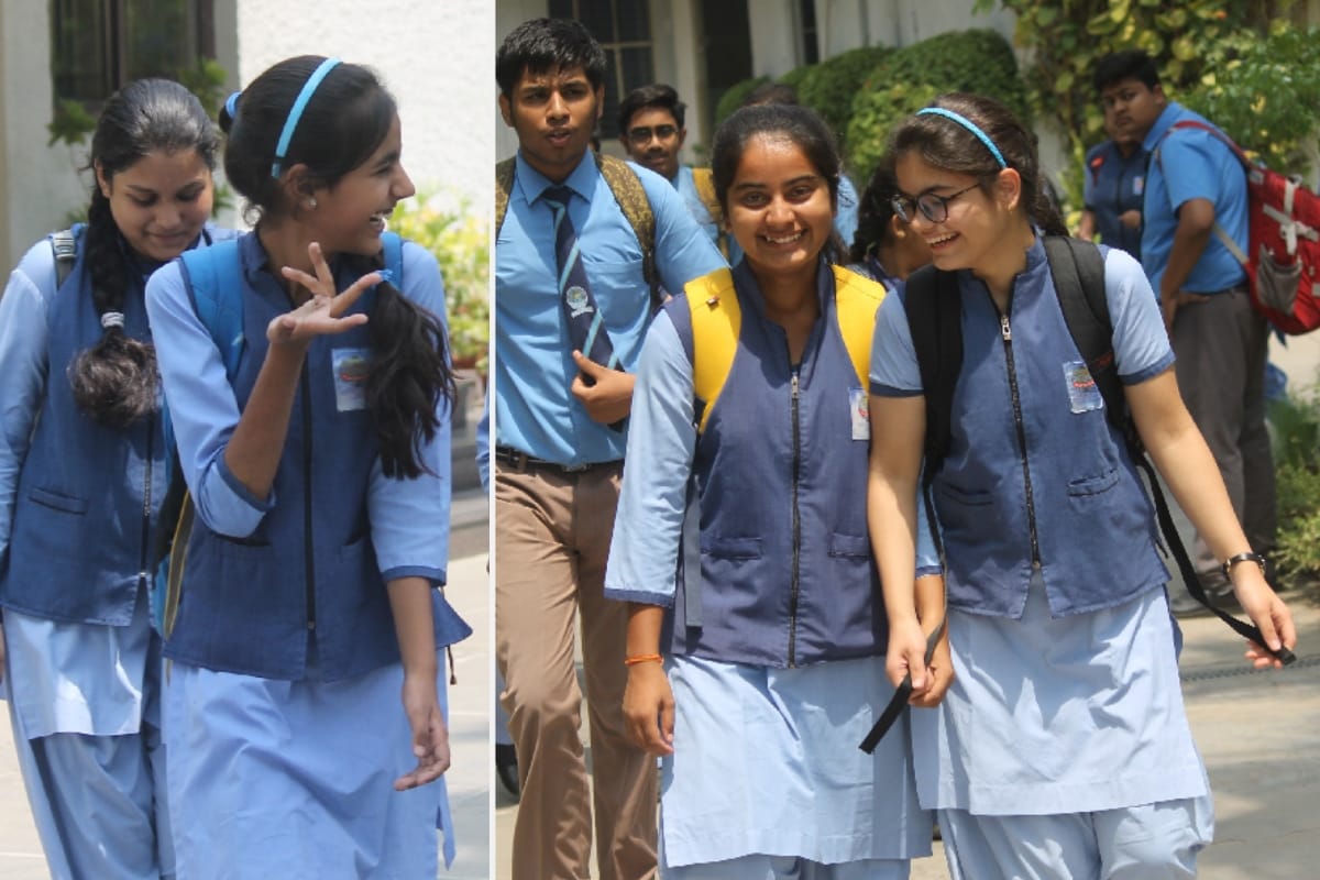 Meerut Students had fun a lot on the first day in school after summer vacation